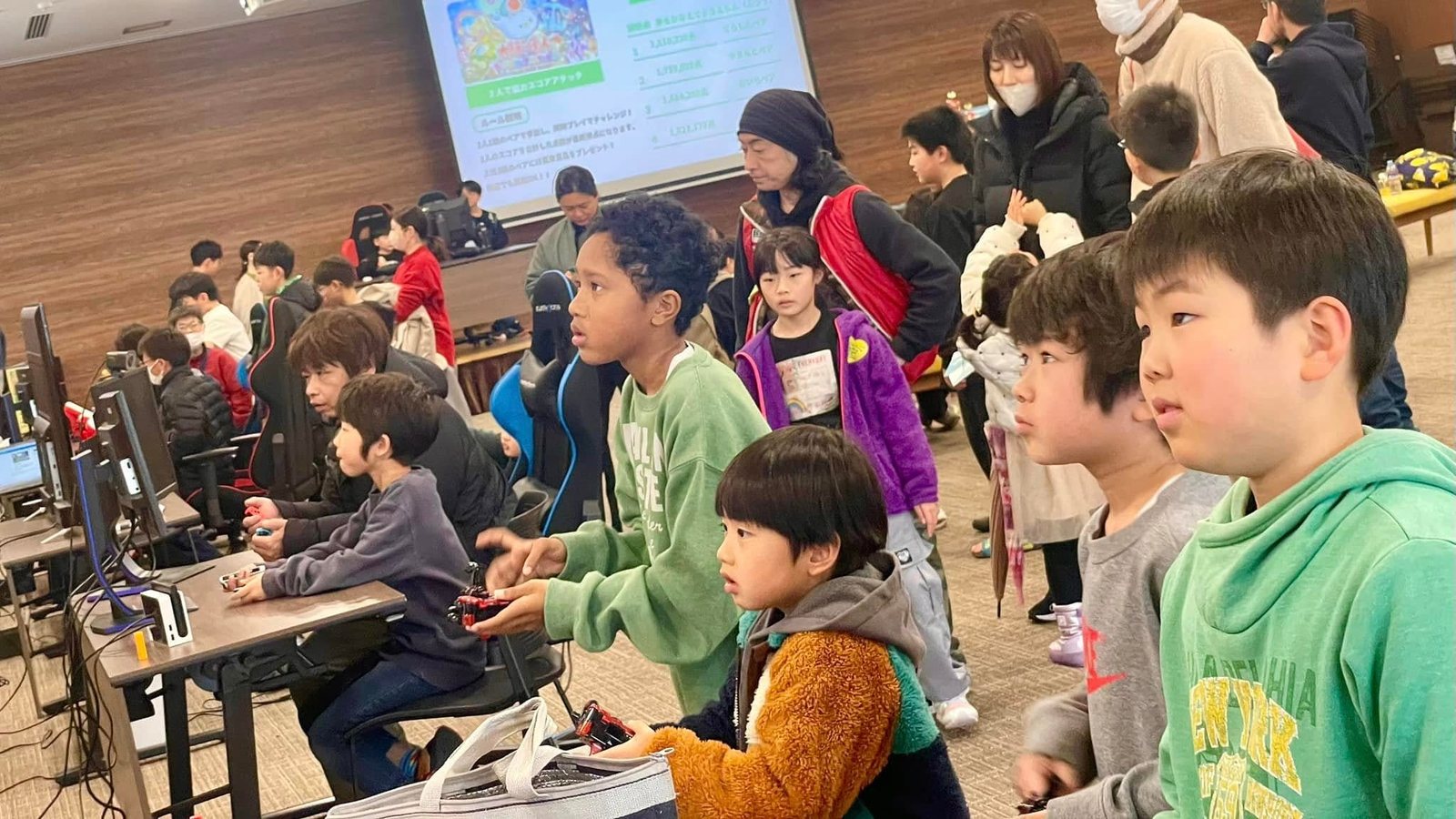 ゲーム体験コーナーの様子